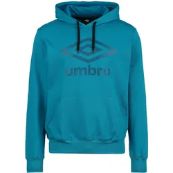 Umbro, Herren, Laufjacke, FW Large Logo Kapuzenpullover Herren (M), Blau, M