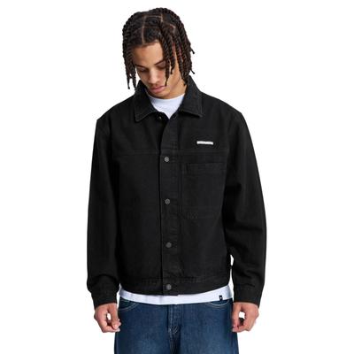 Outdoorjacke DC SHOES "Ethos", Herren, Gr. XL, schwarz (schwarz tint), Obermaterial: 75% Baumwolle, 25% Baumwolle., Jacken Outdoorjacke