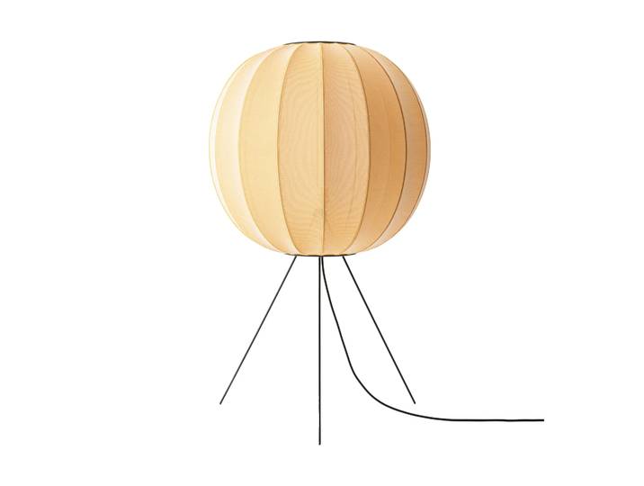 Made By Hand Lampe sur pied Knit-Wit 60 Round Medium Sunrise
