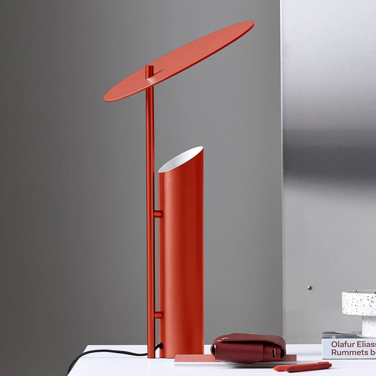 Verpan Reflect Tafellamp - Rood - Metaal