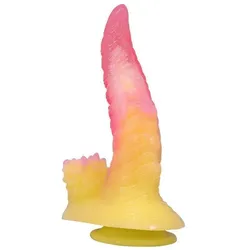 Power Monsters, Dildo, Flamebeast – 22,5 cm gerippter Monster-Silikondildo