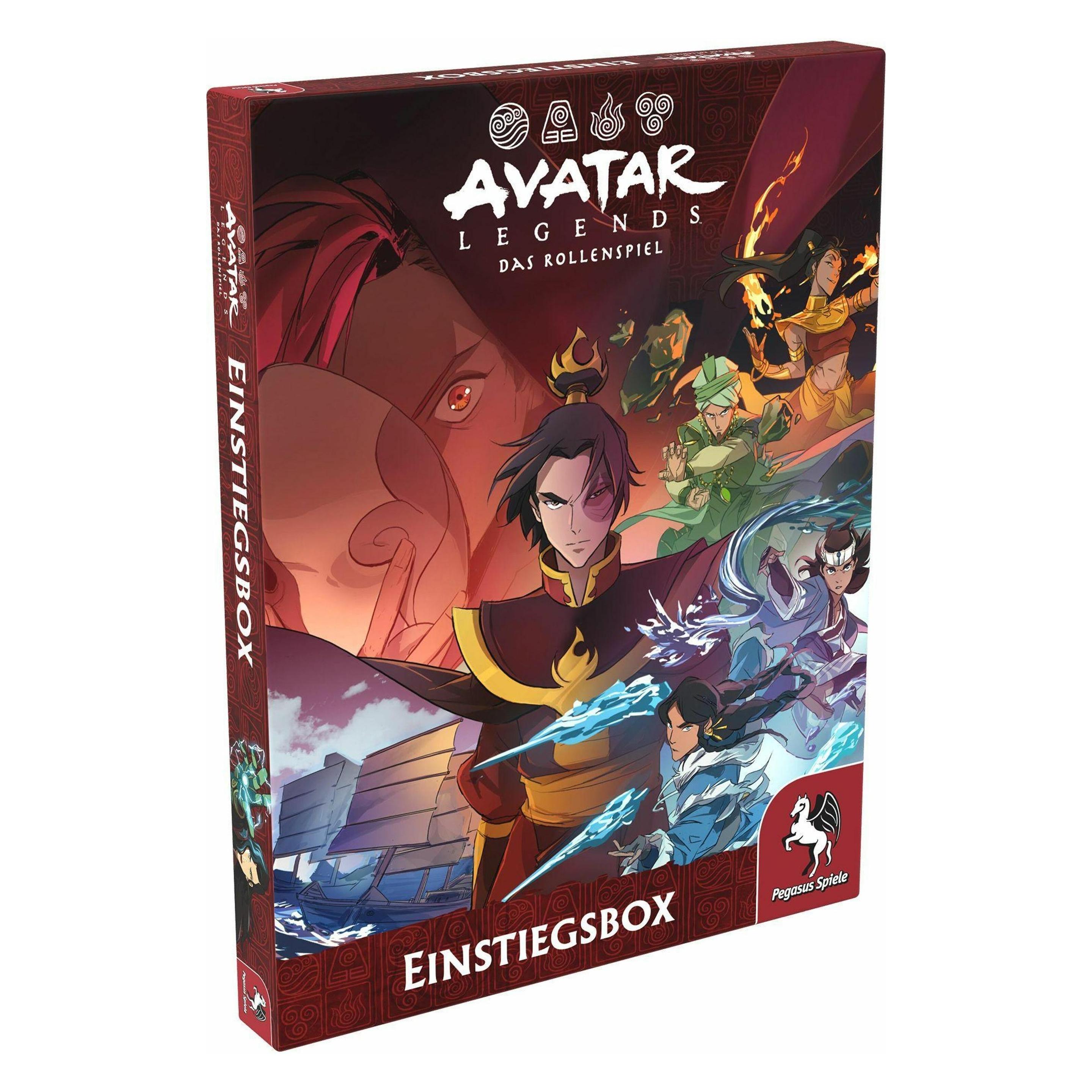 Pegasus Avatar Legends - Das Rollenspiel: Einstiegsbox (Deutsch, 3 - 6 Spieler) (48110G)