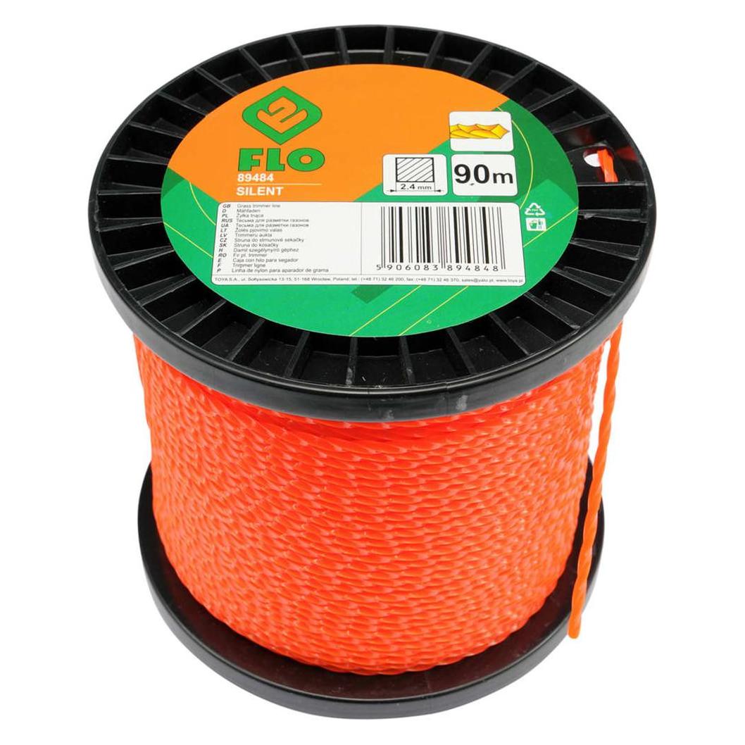 Flo-pak GRASS TRIMMER LINE 2.4MMx90M SILENT (Rasentrimmer) (?89484)