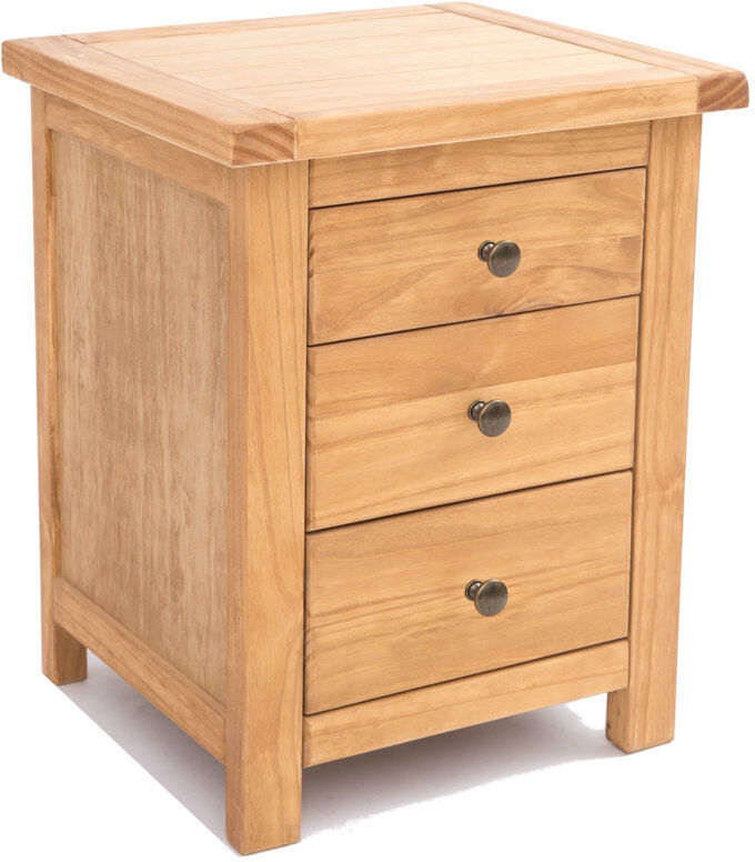Three Posts Genesee 45 cm W Bedside Table Nautural 56cm H X 45cm W X 40cm D