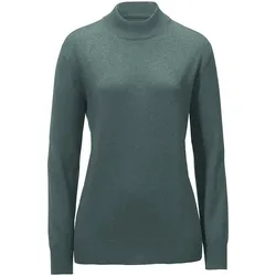 Stehbund-Pullover Modell Sabrina aus Seide und Kas Peter Hahn grün, 42