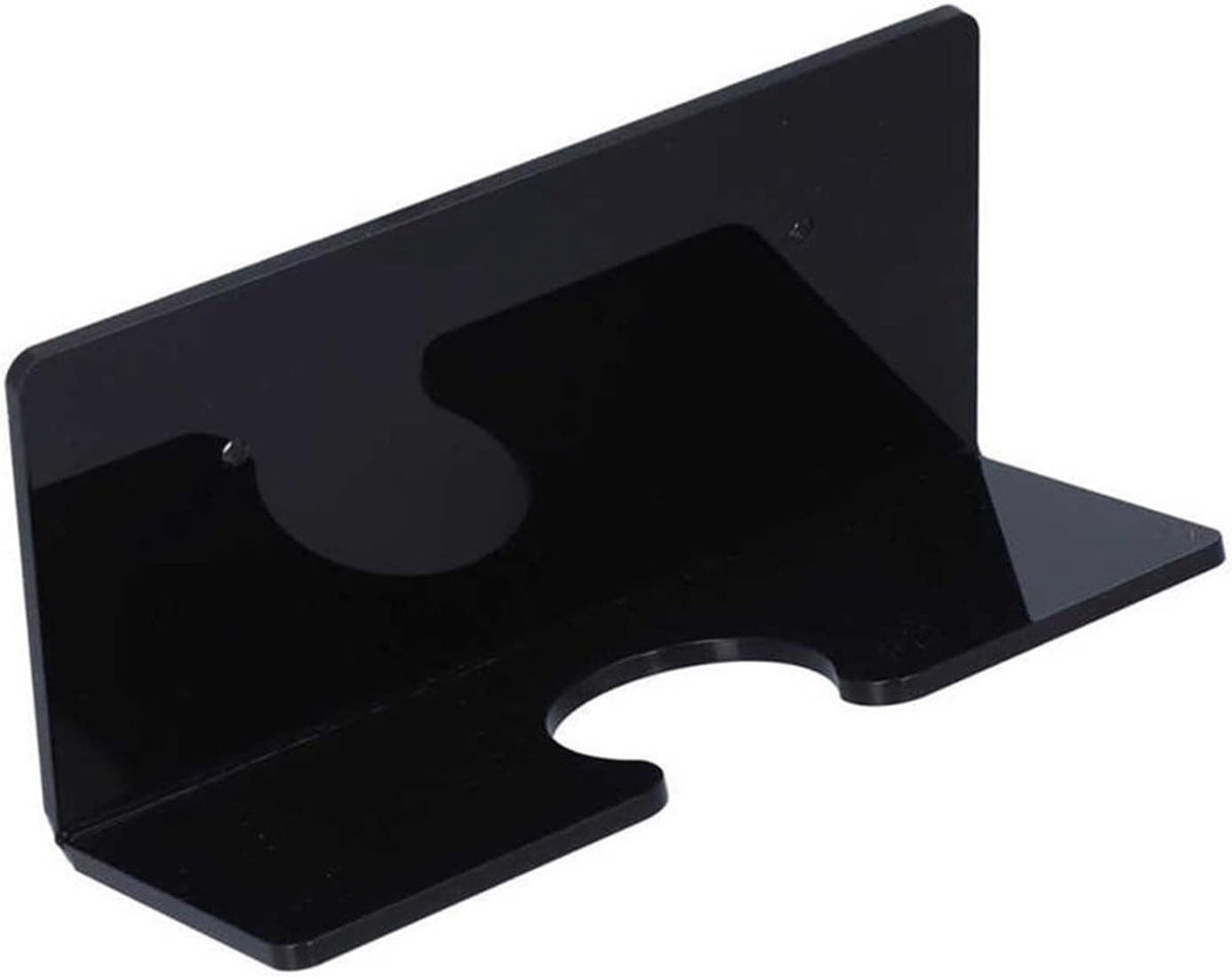 Zwarte Wandhouder Skateboard Opberghouder Showcase Board - 20 x 7 x 10 cm