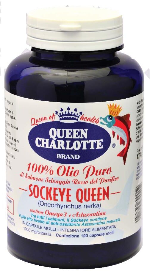 QUEEN CHARLOTTE ITALIA Srl OLIO PURO SALMONE ROSSO 120CPS
