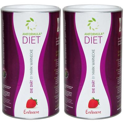 Amformula Diet Erdbeere Pulver 2x 2x490 g