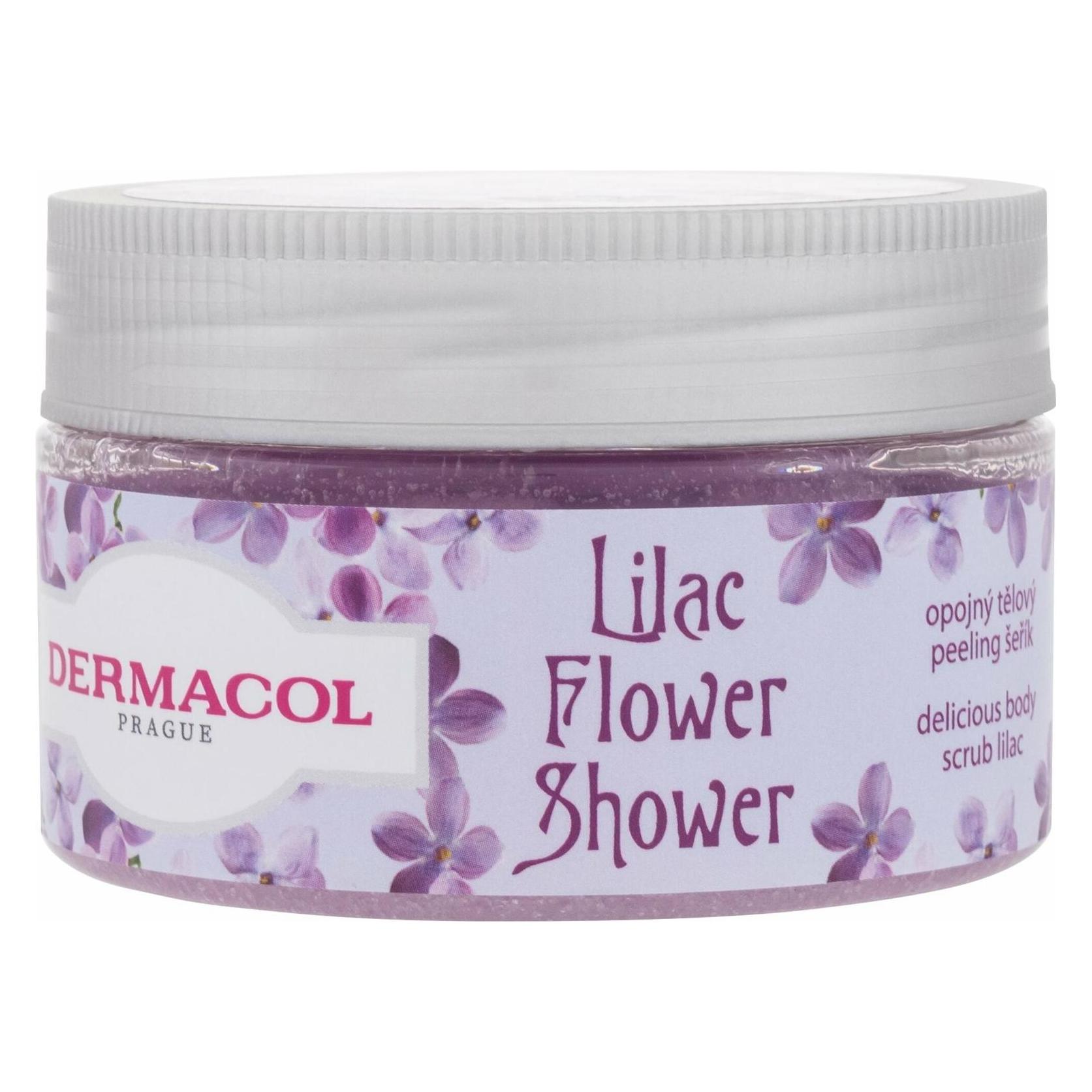 Dermacol Lilac Flower Shower Body Scrub (200 ml) (8595003123990)