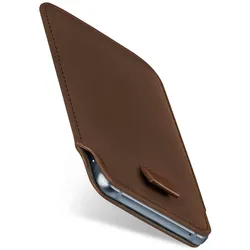 moex Pull Case Google Pixel 4a Einsteckhülle Leder Optik