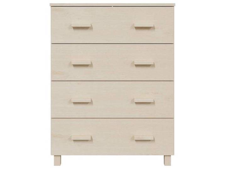 Meuble rangement - Buffet HAMAR Marron miel 79x40x103 5 cm Bois massif de pin poisd:29.35kg &4078
