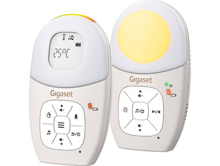 Gigaset Baby 100 Audio – Babyfoon dect - Terugspreekfunctie - Nachtlampje - Slaapliedjes