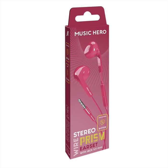 SBS Auricolare Semi In Ear Mhearsetp-rosa
