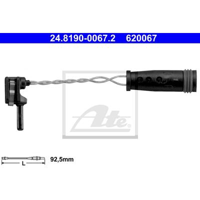 ATE Bremsen-Set VA + HA sizw2n9ja5 Hinterachse Gelocht/innenbel. 360mm 36mm für Mercedes