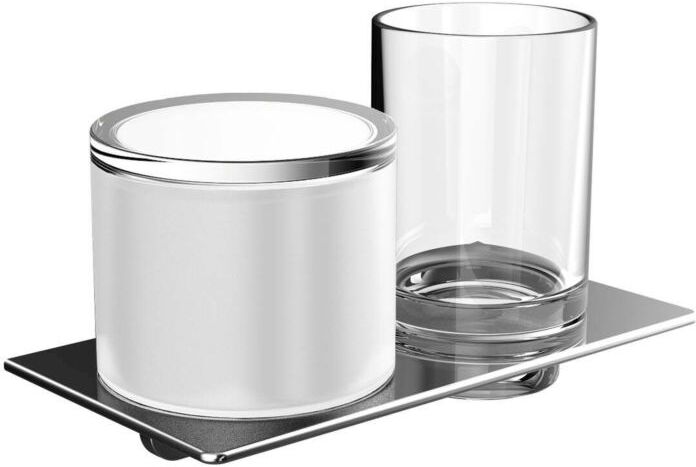 Emco Art Flüssigseifenspender/Glashalter 163100102 chrom