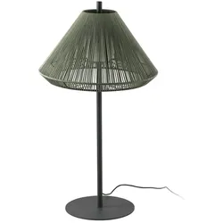 Faro Outdoor Stehleuchte SAIGON OUT ø66,5 cm, E27, IP44, Höhe 120cm, dunkelgrau, olivgrün FAR-71575-11
