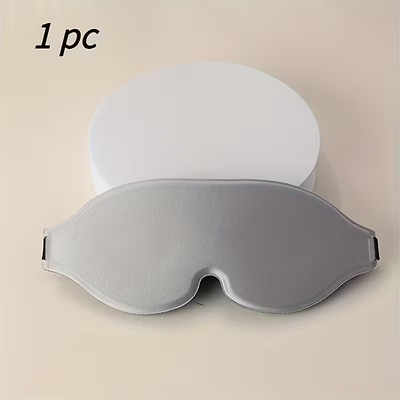 Daily Deals Depot Sleep Mask Soft Blackout Sleep Eye Mask For Travel, Home & Restful Sleep gray