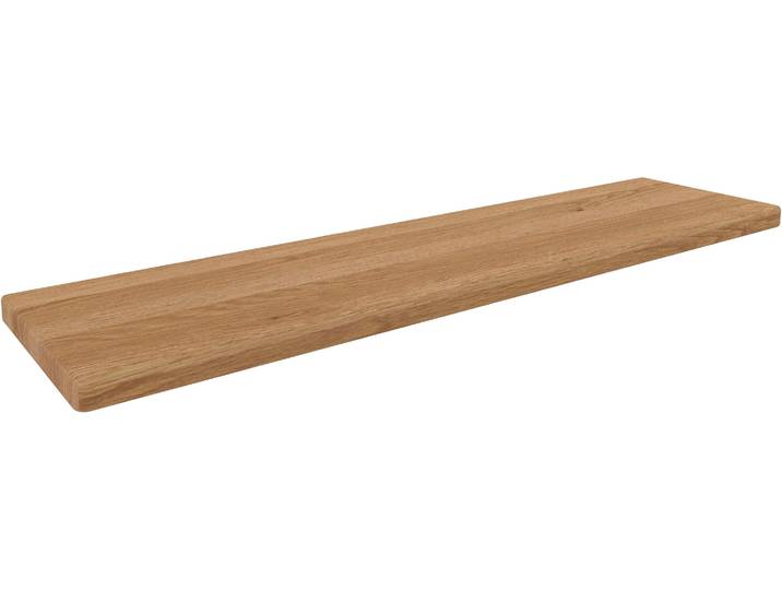 Wandregal WIEMANN Lausanne, Regalbrett, Massivholz Erle , braun (erle), B:80cm T:20cm, Holz teilmassiv, Regale, Wandregal, Maximale Belastung 10 Kg