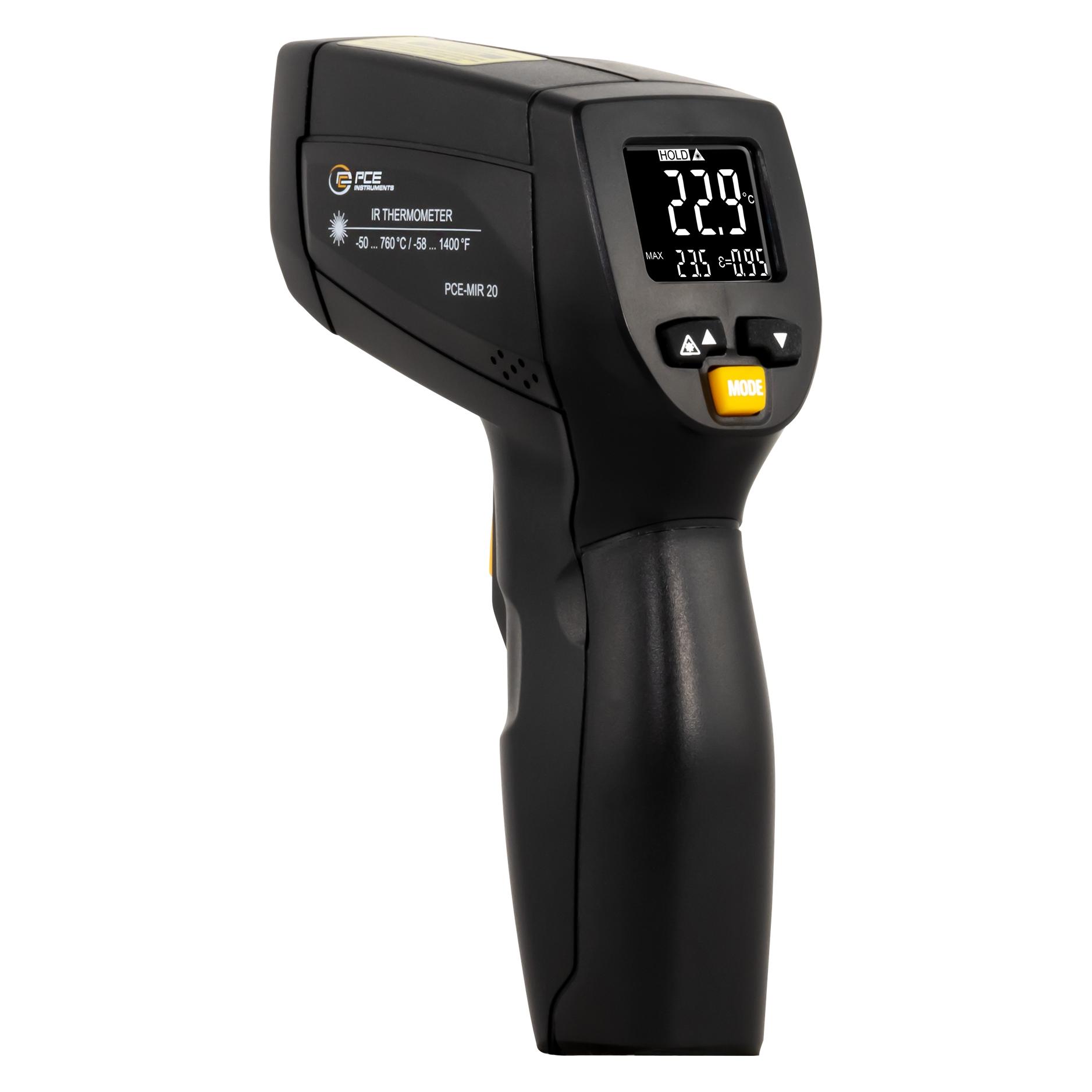 PCE Instruments PCE-MIR 20 Infrarot-Thermometer Optik 12:1 -50 - 760 °C (PCE-MIR 20)
