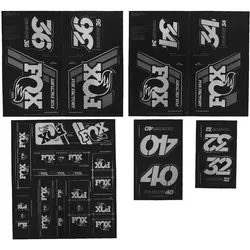 FOX Heritage Decal Kit Fork & Shock | bis MY20 | Silver