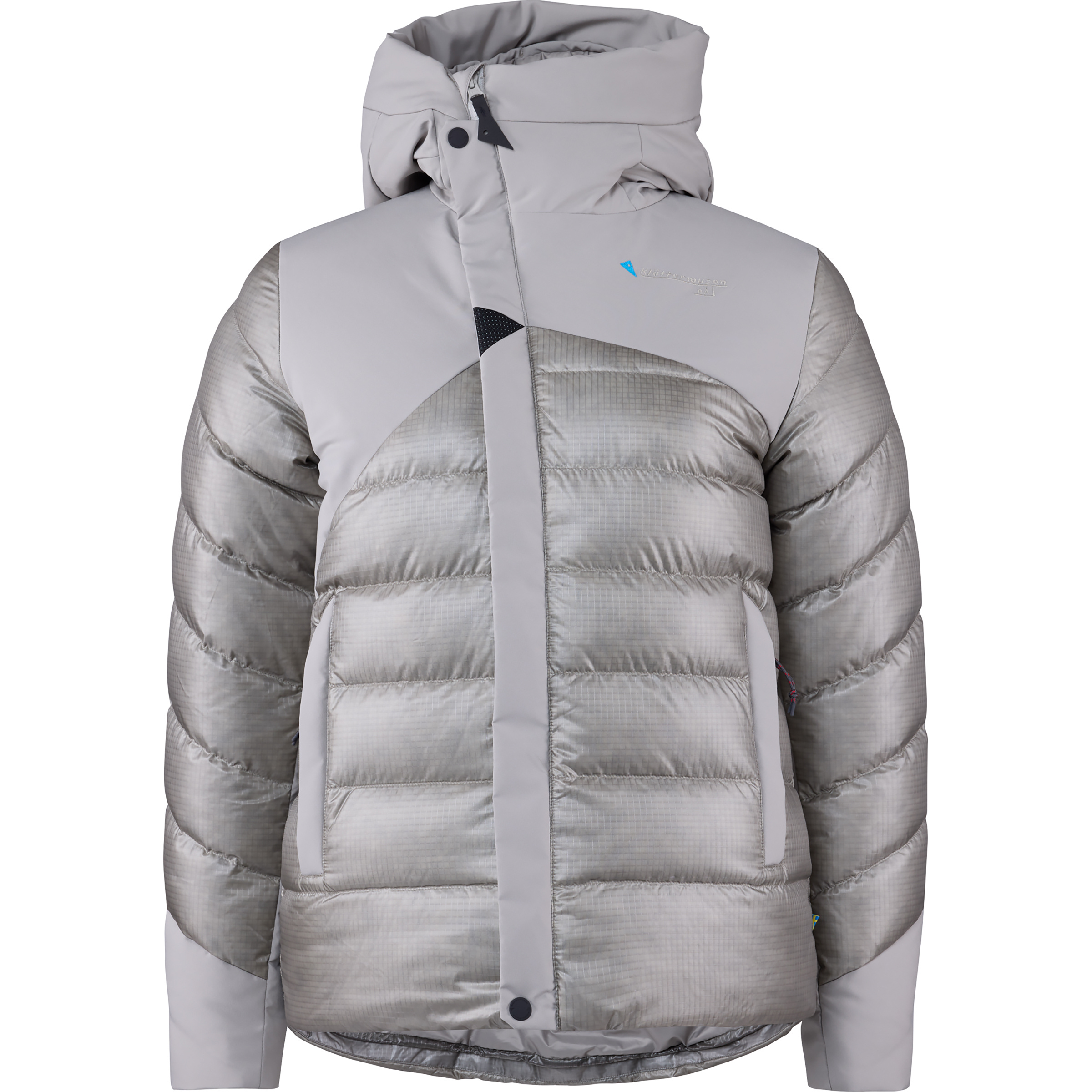 Klättermusen Rå Hood Damen Isolationsjacke grau Größe XL Trekking Wasserabweisend Wasserabweisend