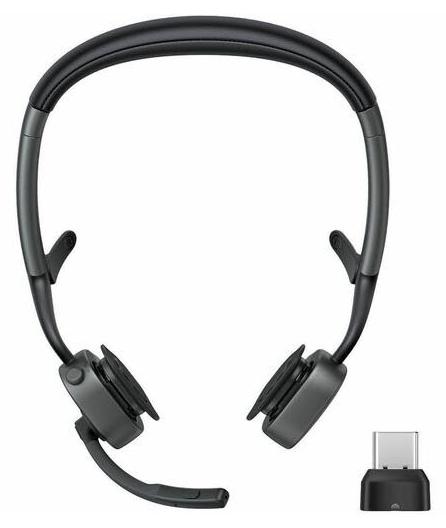 SHOKZ OpenMeet2 UC, Kabellos, Büro/Callcenter, 77,9 g, Kopfhörer, Schwarz