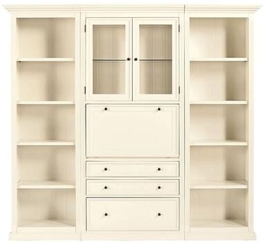 Tuscan 3-Piece Secretary Desk Group - Off White - Ballard Designs