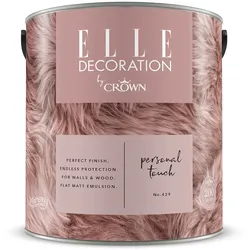 ELLE Decoration by Crown Premium Wandfarbe Matt Personal Touch No.429  2,500L