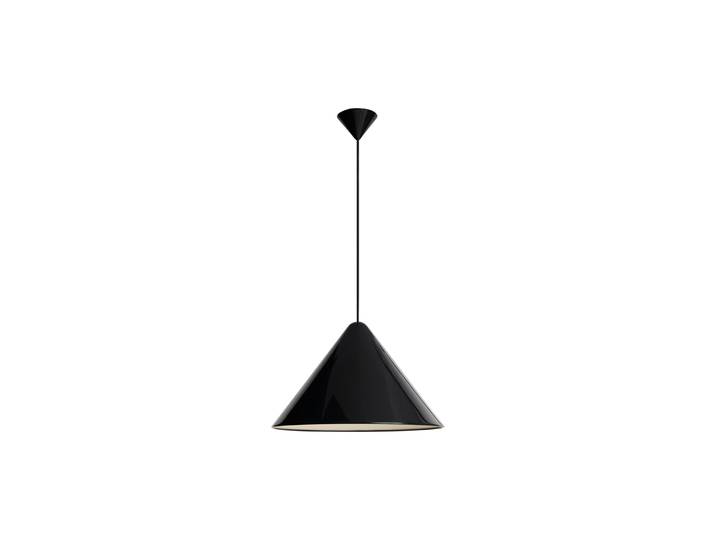 Hay - Suspension Compass - Noir - Aluminium laqué - Designer Julien Renault