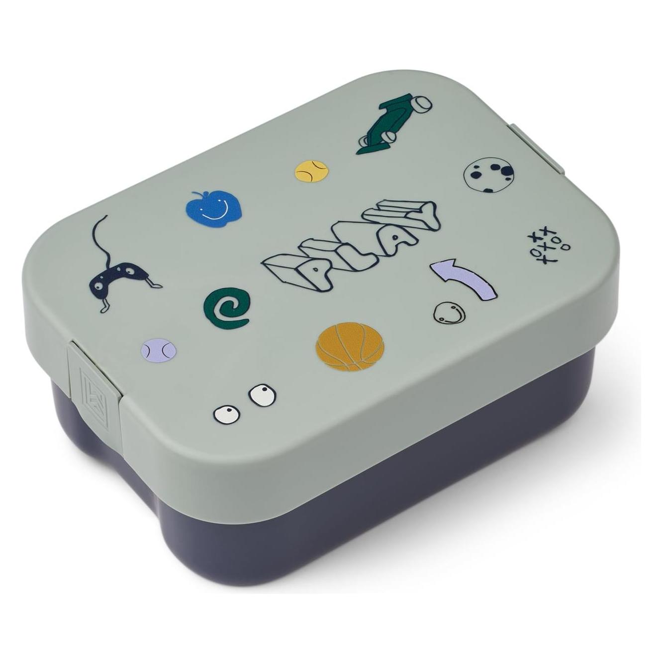 Liewood - Kamil Lunchbox - Play / Dusty Peppermint - One size (5715493555917)