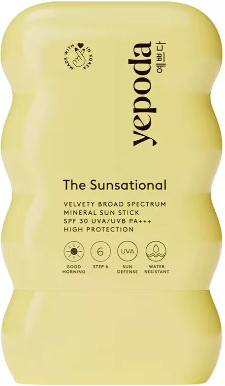 Yepoda - The Sunsational-Sonnenschutz-Stick  SPF 30 UVA/UVB PA+++ Hoher Schutzfaktor, 18.5  g, Fantasie