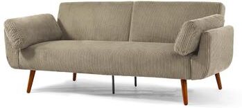 Lumibee 73.5 Inch Futon Sofa Bed Convertible Upholstered Couch Sleeper