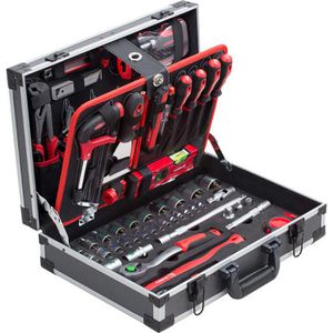 Meister Werkzeugkoffer WU8971470, 131-teilig, im Aluminium Klappkoffer