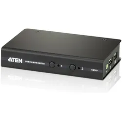 Aten CS72D KVM-/Audio-Switch, KVM Switch, Schwarz