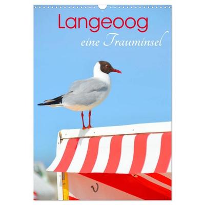 Langeoog - eine Trauminsel (Wandkalender 2027 DIN A3 hoch), CALVENDO Monatskalender