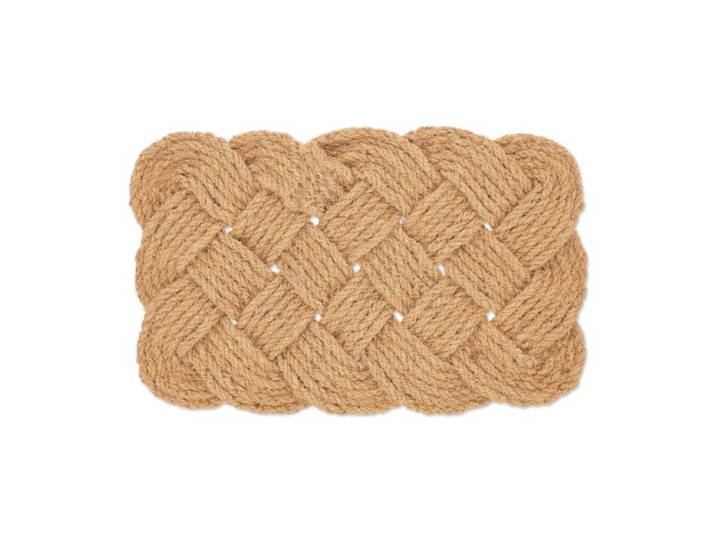 Relaxdays Paillasson coco style nœud marin naturel