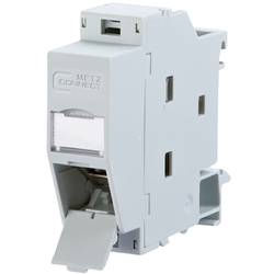 Metz Connect 1309A07003-E Netzwerkdose Hutschiene Kabel Lichtgrau