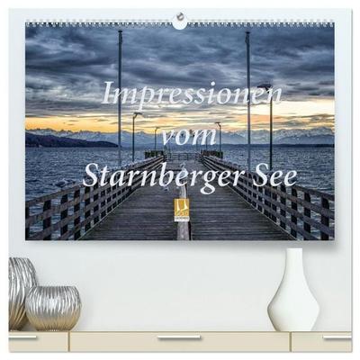 Impressionen vom Starnberger See (hochwertiger Premium Wandkalender 2027 DIN A2 quer), Kunstdruck in Hochglanz