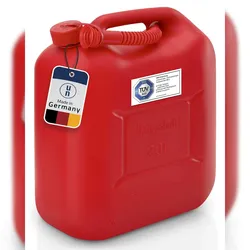 TRIZERATOP Kraftstoffkanister 20 Liter Benzinkanister, Dieselkanister rot