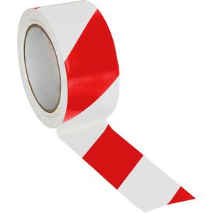 Eichner Bodenmarkierungsband 9218-03062, rot/weiß, 50mm x 33m