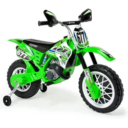 INJUSA Avigo Scrambler Elektromotorrad Cross CR für Kinder ab 36 Monaten – 6V Elektro-Motorrad mit Gashebel am Lenker & Stützrädern - 5 km/h