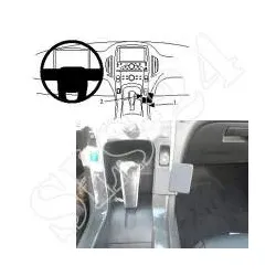 BRODIT 854664 ProClip Halterung - für Opel Ampera 2011 KFZ / Navi / PDA Halter