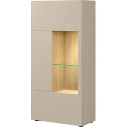 WK-Wohnen Vitrine mit Beleuchtung VIVA - B/H/T ca. 70.00x145.80x35.00