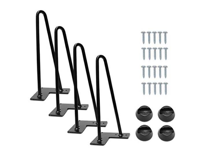 Signstek Pieds de Table métal 30cm/12’’ pour Petite Table Basse\, Armoire\, casier IKEA - Pied de Table\, Pied de Bureau\, Pied Table Basse\, Pieds de Table\, Pied de Table Metal
