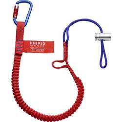 Knipex 00 50 12 T BK KNIPEX 00 50 12 T BK Fangleine mit fixiertem Materialkarabiner Zur Werkzeug-Absturzsicherung 900 mm Sicherungsbänder