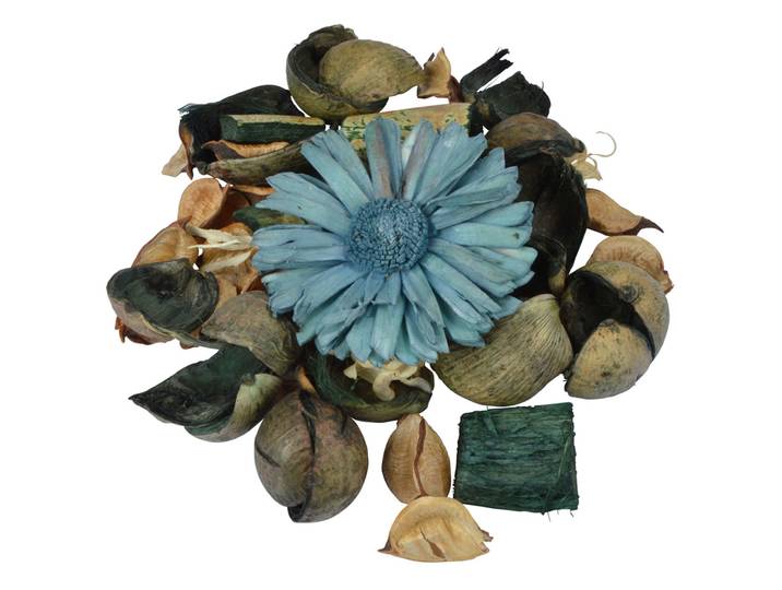 Potpourri-Mix Lagune, dekorative Trockenblüten, blau, 110 g