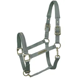 Kieffer Nylonhalfter unterlegt - Stallhalfter Satin Shine, Mint - Vollblut