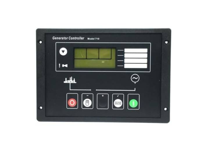 Generator Start Controller Panel Passend for DSE710 DSE720 Dieselgenerator, automatischer Start, Netzmonitor, LCD-Display, 8–35 V, unterstützt P810, robustes Teil