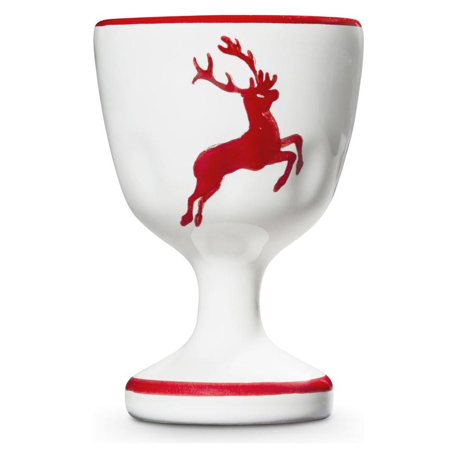 Gmundner Keramik Rubinroter Hirsch, Eierbecher (H: 7,5cm) (32746707)