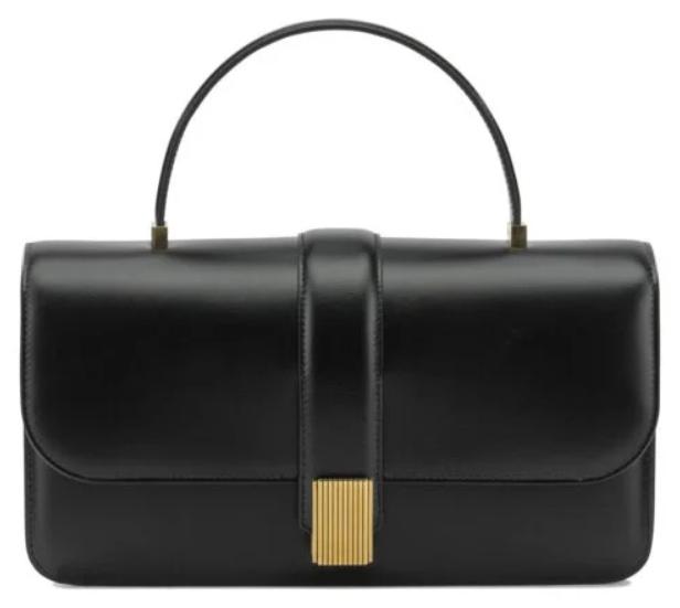 KHAITE kleine Handtasche für Damen, schwarz - UNI